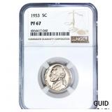 1953 Jefferson Nickel NGC PF67