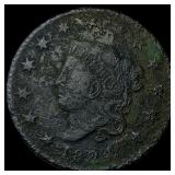 1824 Coronet Head Large Cent NICELY  CIRCULATED
