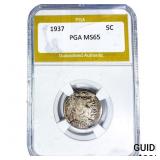 1937 Buffalo Nickel PGA MS65