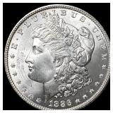 1886-S Silver Morgan Dollar GEM BU