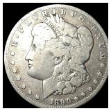 1890-CC Silver Morgan Dollar LIGHTLY CIRCULATED