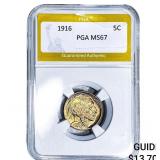 1916 Buffalo Nickel PGA MS67