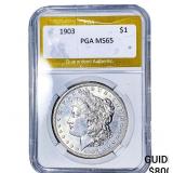 1903 Morgan Silver Dollar PGA MS65