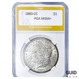 1880-CC Morgan Silver Dollar PGA MS64+