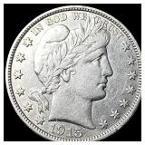 1915-D Silver Barber Half Dollar HIGH GRADE