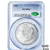 1900 Morgan Silver Dollar CAC MS63