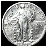 1917 Type 1 Standing Liberty Quarter CLOSELY UNCIR