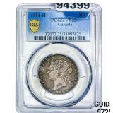 1881-H Canada Silver 50 Cents PCGS VF25