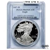 2007-W Silver Eagle PCGS PR69 DCAM