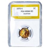 1970-S Lincoln Memorial Cent PGA MS66 RD