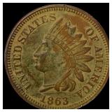 1863 Indian Head Cent CLOSELY UNCIRCULATED