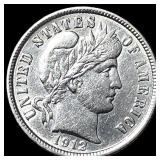 1912 Barber Dime UNCIRCULATED