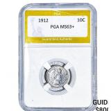 1912 Barber Dime PGA MS63+