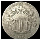 1875 Shield Nickel NICELY CIRCULATED