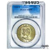 1954-S Franklin Half Dollar PCGS MS65