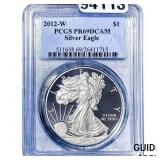 2012-W Silver Eagle PCGS PR69 DCAM