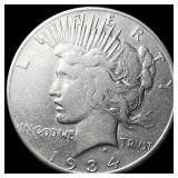 1934-S Peace Silver Dollar LIGHTLY CIRCULATED