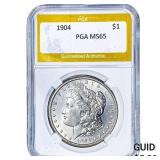 1904 Morgan Silver Dollar PGA MS65