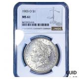 1903-O Morgan Silver Dollar NGC MS61