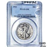 1921 Walking Liberty Half Dollar PCGS G06