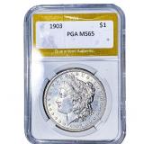 1903 Morgan Silver Dollar PGA MS65
