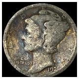 1921-D Silver Mercury Dime NICELY CIRCULATED