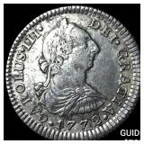 1772FM Mexico Silver 1 Real Inverted MM & Asseyer