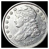 1833 Silver Capped Bust Dime CLOSELY  UNCIRCULATE