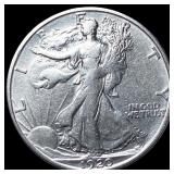 1920-S Silver Walking Liberty Half Dollar  NEARLY