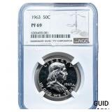 1963 Franklin Half Dollar NGC PF69