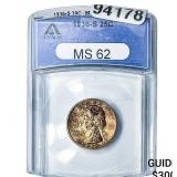 1936-S Washington Silver Quarter ANACS ,S62