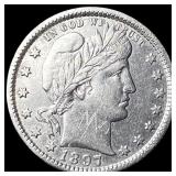1897-O Silver Barber Quarter HIGH GRADE