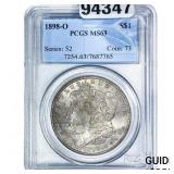 1898-O Morgan Silver Dollar PCGS MS63