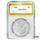 1899 Morgan Silver Dollar PGA MS63