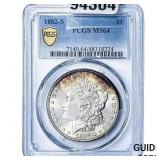 1882-S Morgan Silver Dollar PCGS MS64