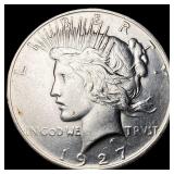 1927 Silver Peace Dollar CHOICE AU