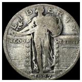 1927-D Silver Standing Liberty Quarter NICELY  CI