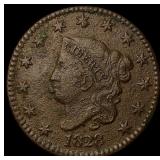 1828 Coronet Head Large Cent NEARLY  UNCIRCULATED