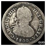 1800 Bolovia Potosi Silver 1 Real