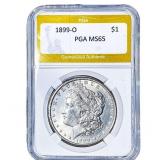 1899-O Morgan Silver Dollar PGA MS65