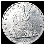 1876 Silver Half Dollar (Seated Liberty) UNCIRCULA