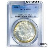 1884-O Morgan Silver Dollar PCGS MS63