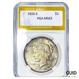 1926-S Silver Peace Dollar PGA MS63