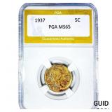 1937 Buffalo Nickel PGA MS65