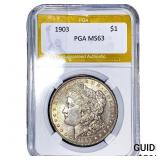 1903 Morgan Silver Dollar PGA MS63