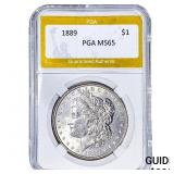 1889 Morgan Silver Dollar PGA MS65