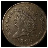 1809 Classic Head Half Cent CLOSELY  UNCIRCULATED