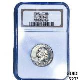 1941 Washington Silver Quarter NGC PF66