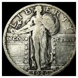 1926-S Silver Standing Liberty Quarter  LIGHTLY C