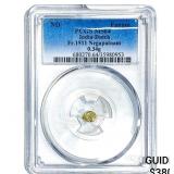 India-Dutch Gold .34g Fanam Fr.1517 Tuticorin PCG